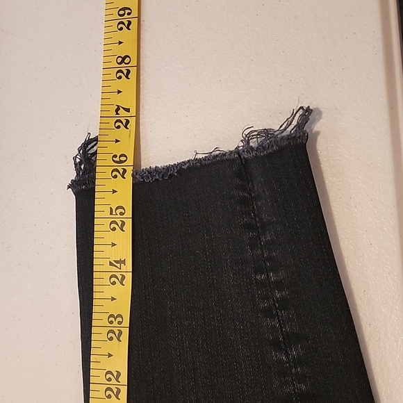 MOTHER Looker Ankle Fray Jeans in Guilty as Sin sz 24 - Picture 11 of 15